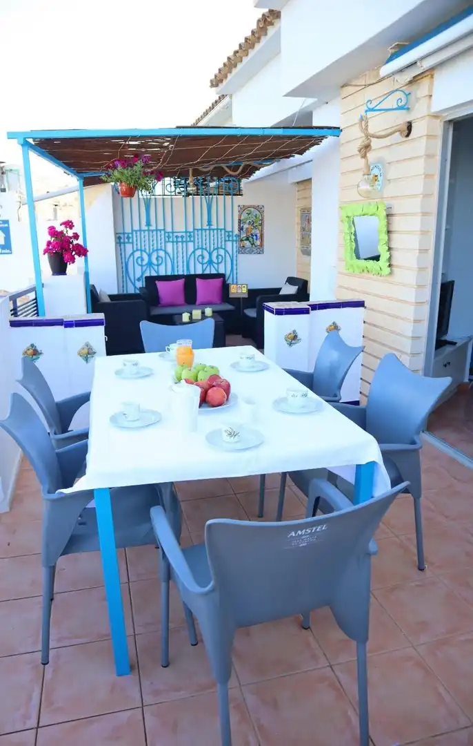 Terrasse von Dachboden zur Miete in Altea mit Terrasse und Möbliert