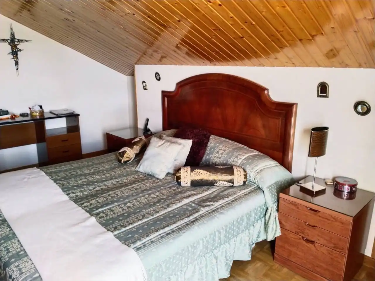 Dormitori de Casa o xalet en venda en Villariezo amb Calefacció, Jardí privat i Parquet