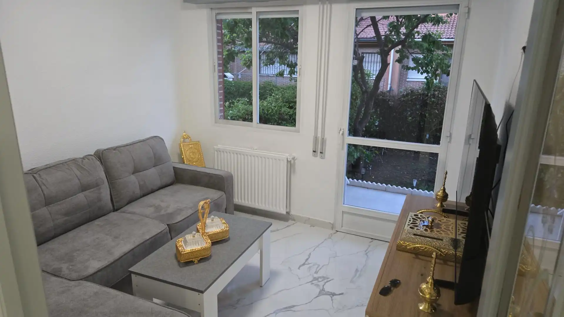 Sala de estar de Casa o chalet en venta en Arganda del Rey con Aire acondicionado, Jardín privado y Trastero