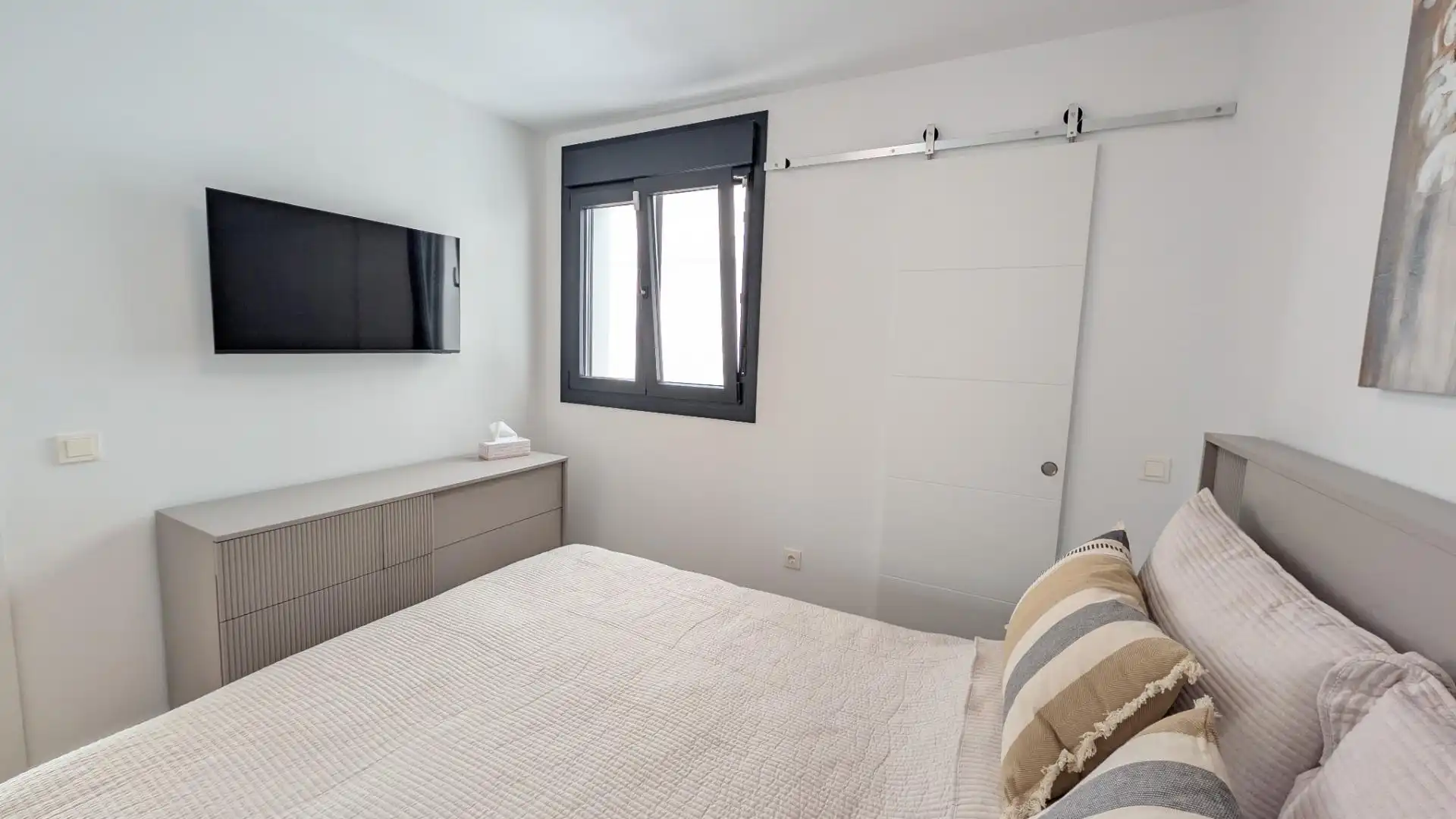 Schlafzimmer von Wohnung zur Miete in Torremolinos mit Klimaanlage, Heizung und Terrasse