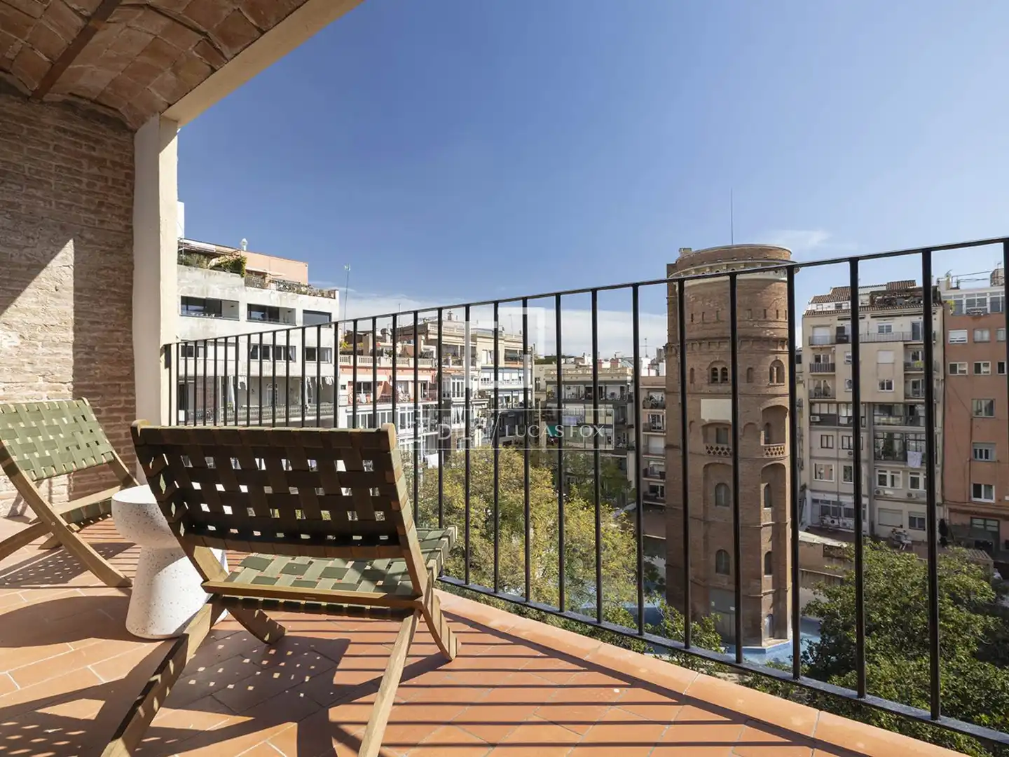 Terrace of Flat for sale in Barcelona  with Air Conditioner, Heating and Parquet flooring