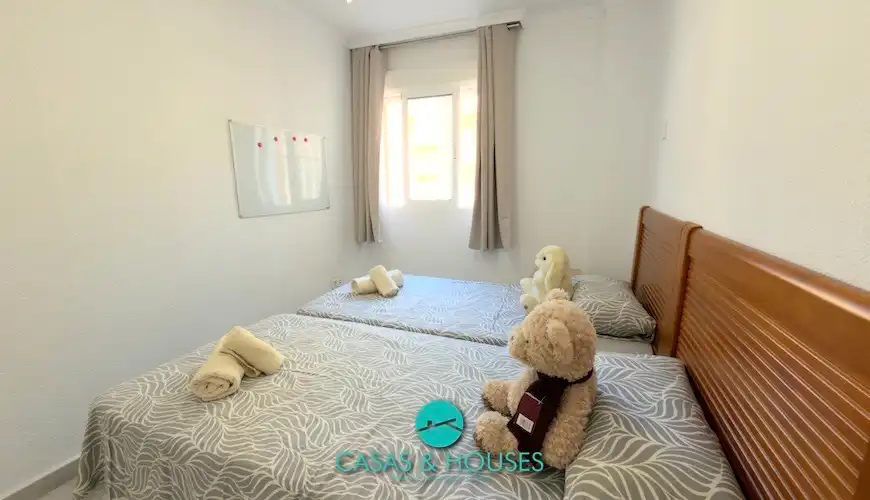Bedroom of Apartments for sale in La Manga del Mar Menor  with Air Conditioner, Heating and Terrace