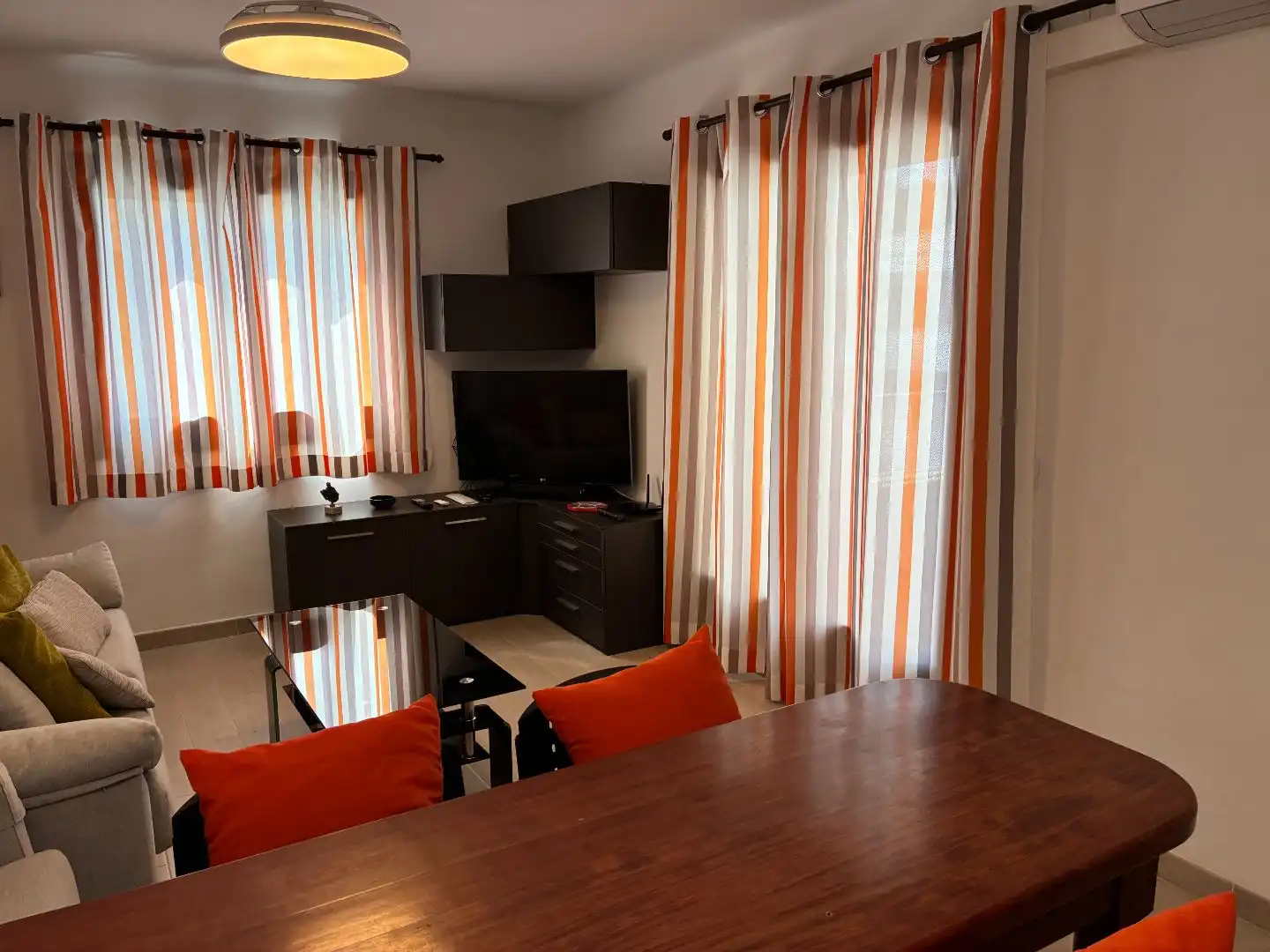 Living room of Apartments for sale in L'Escala  with Air Conditioner, Terrace and Swimming Pool