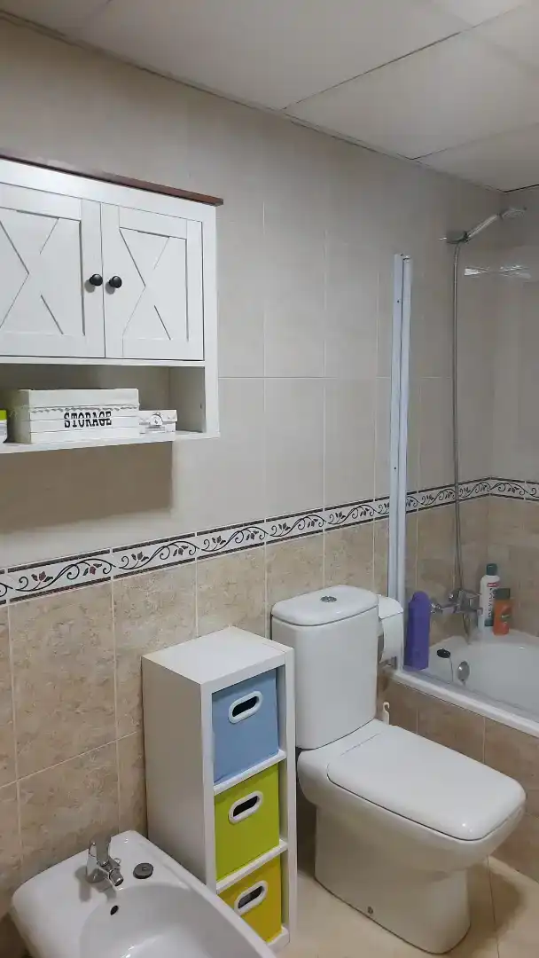 Badezimmer von Wohnungen zum Verkauf in Turre mit Klimaanlage