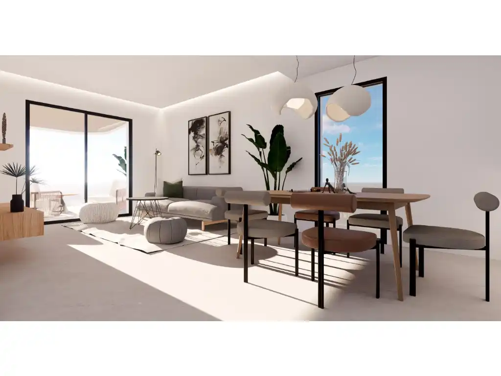 Sala d'estar de Apartament en venda en Finestrat amb Piscina