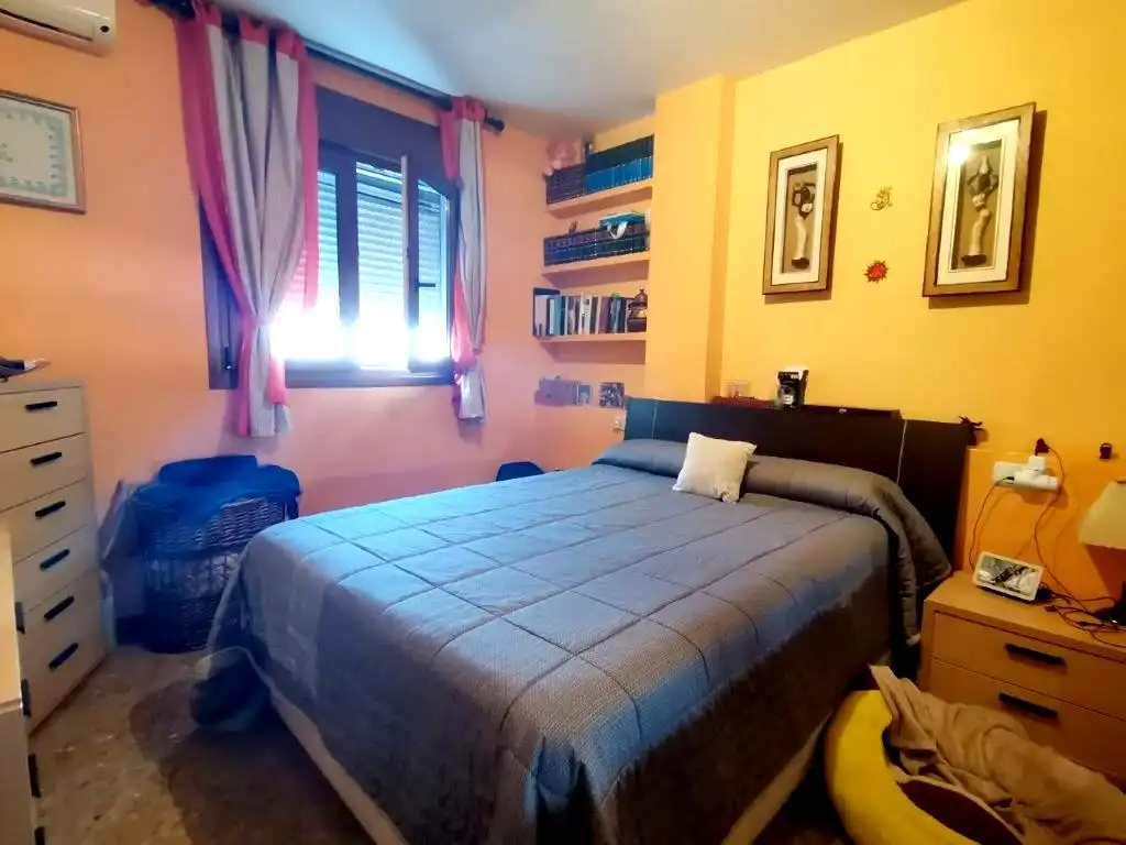 Bedroom of Flat for sale in Málaga  with Air Conditioner, Heating and Private garden