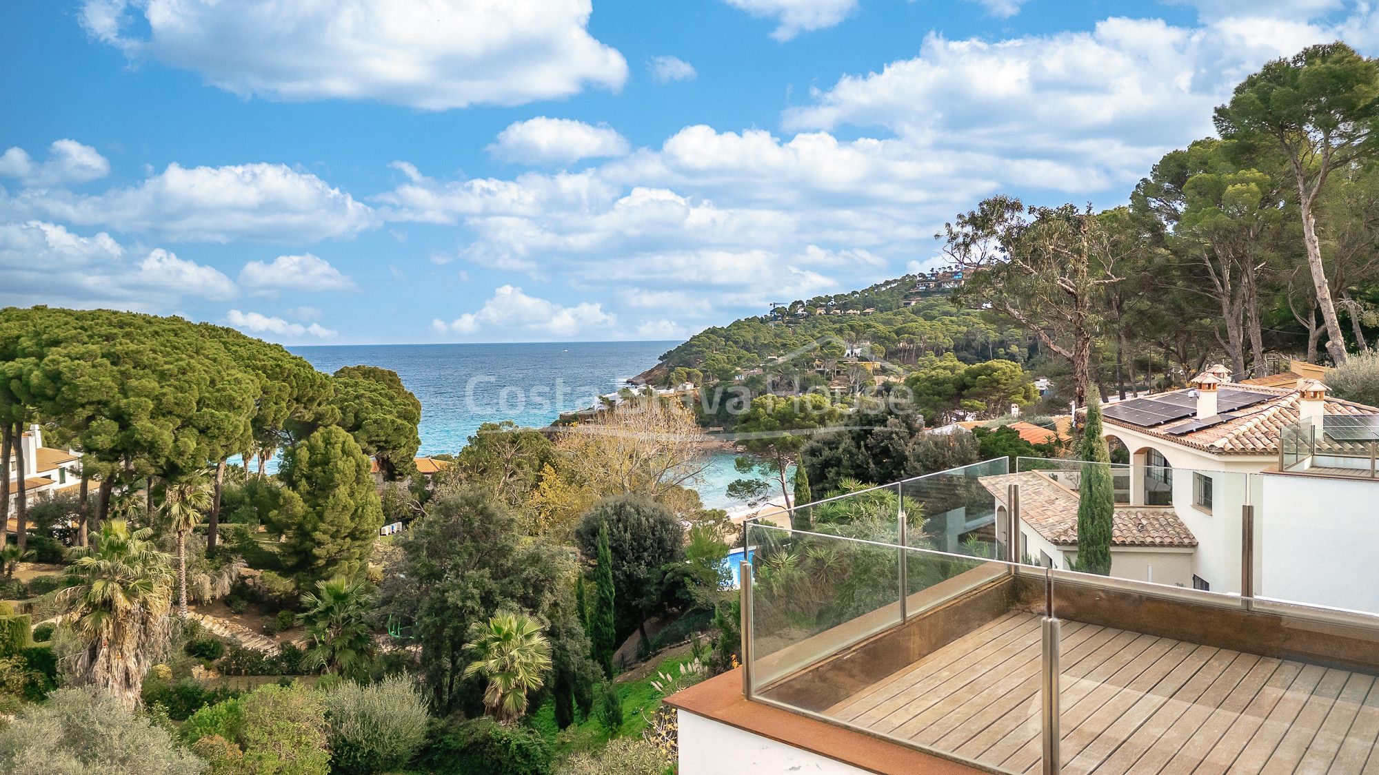 Exterior view of Single-family semi-detached for sale in Begur  with Air Conditioner, Heating and Private garden