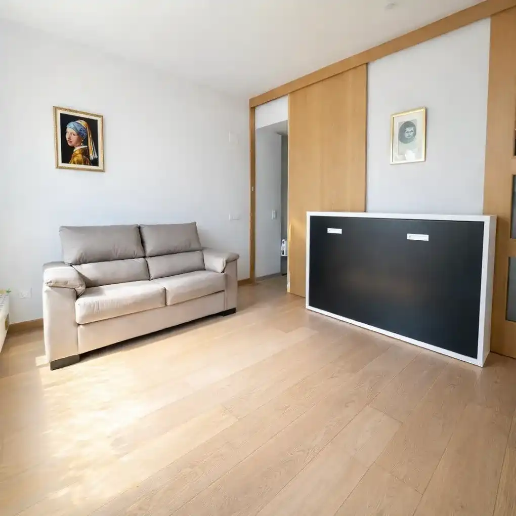 Sala de estar de Piso en venta en Vitoria - Gasteiz con Calefacción, Parquet y Terraza
