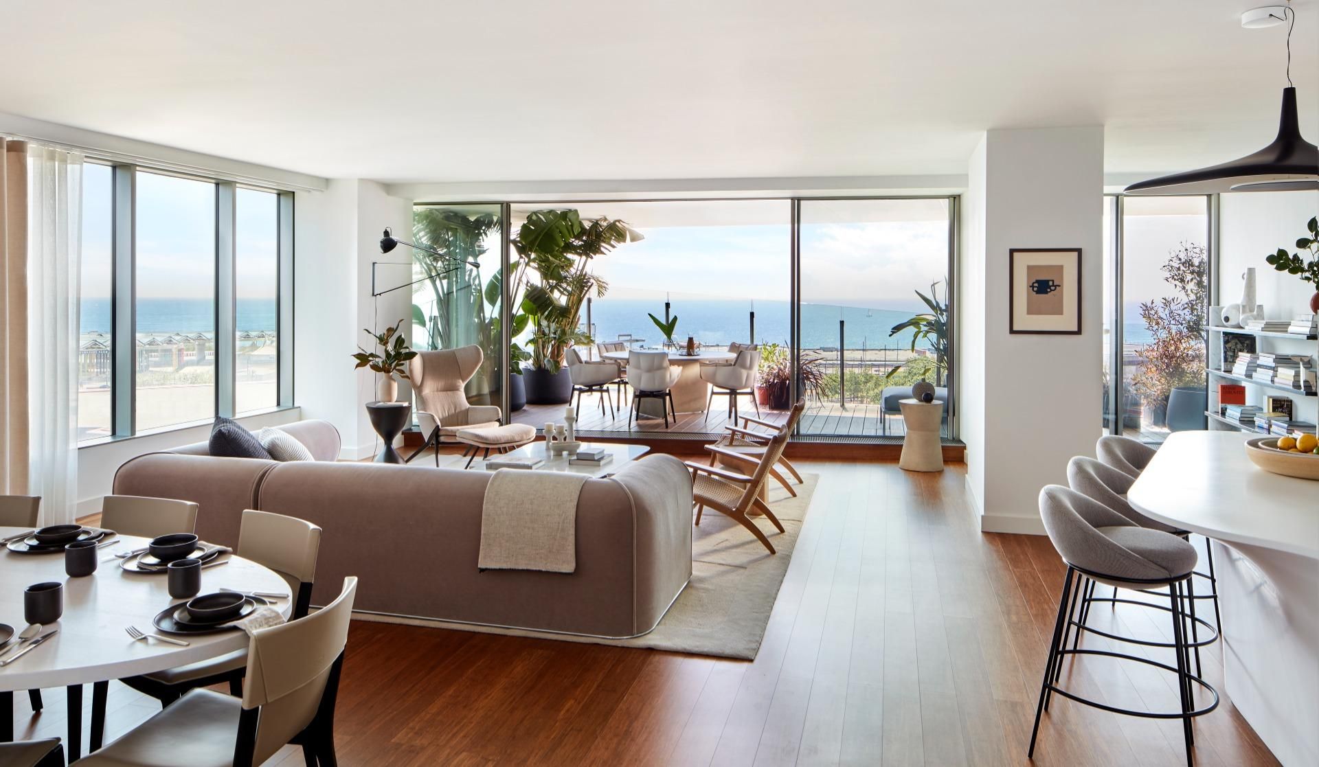 Living room of Flat for sale in  Barcelona Capital  with Air Conditioner, Heating and Terrace