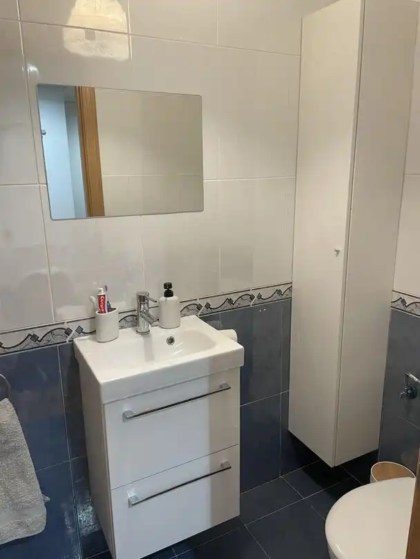 Badezimmer von Wohnung zur Miete in Zorraquín mit Heizung, Privatgarten und Terrasse
