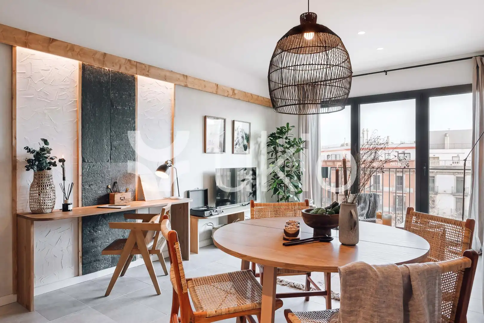 Living room of Apartments for rent in Barcelona  with Air Conditioner, Furnished and Oven