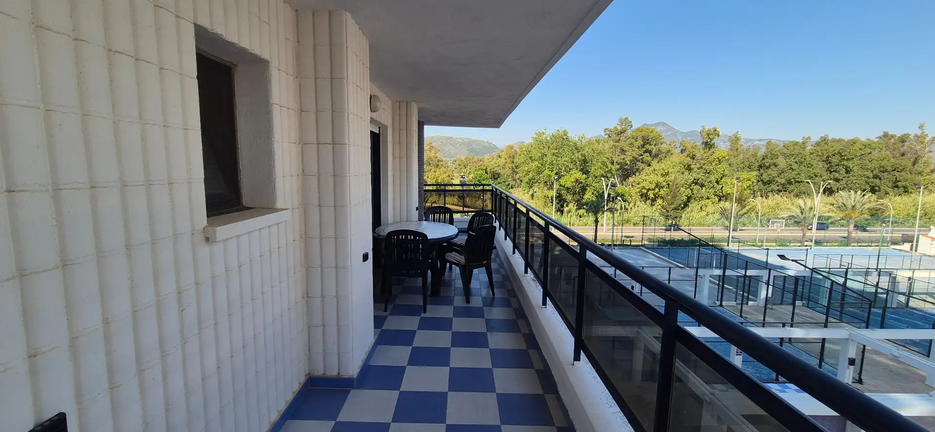 Terrassa de Apartament de lloguer en Gandia amb Aire condicionat, Calefacció i Jardí privat