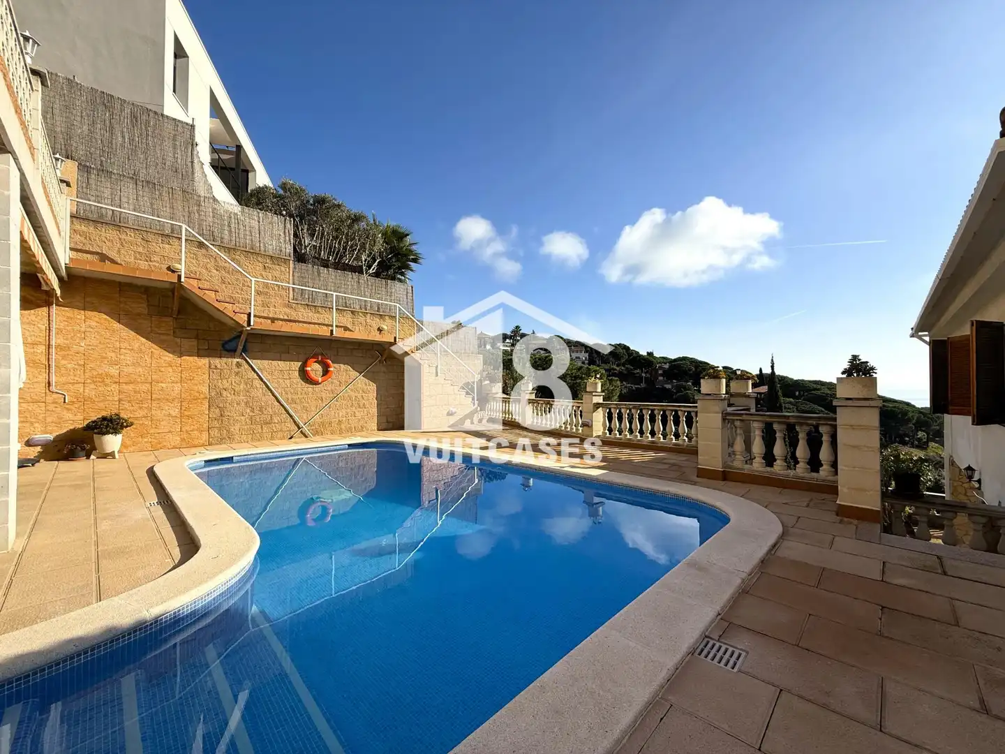 Vista exterior de Casa o xalet en venda en Arenys de Munt amb Calefacció, Terrassa i Traster