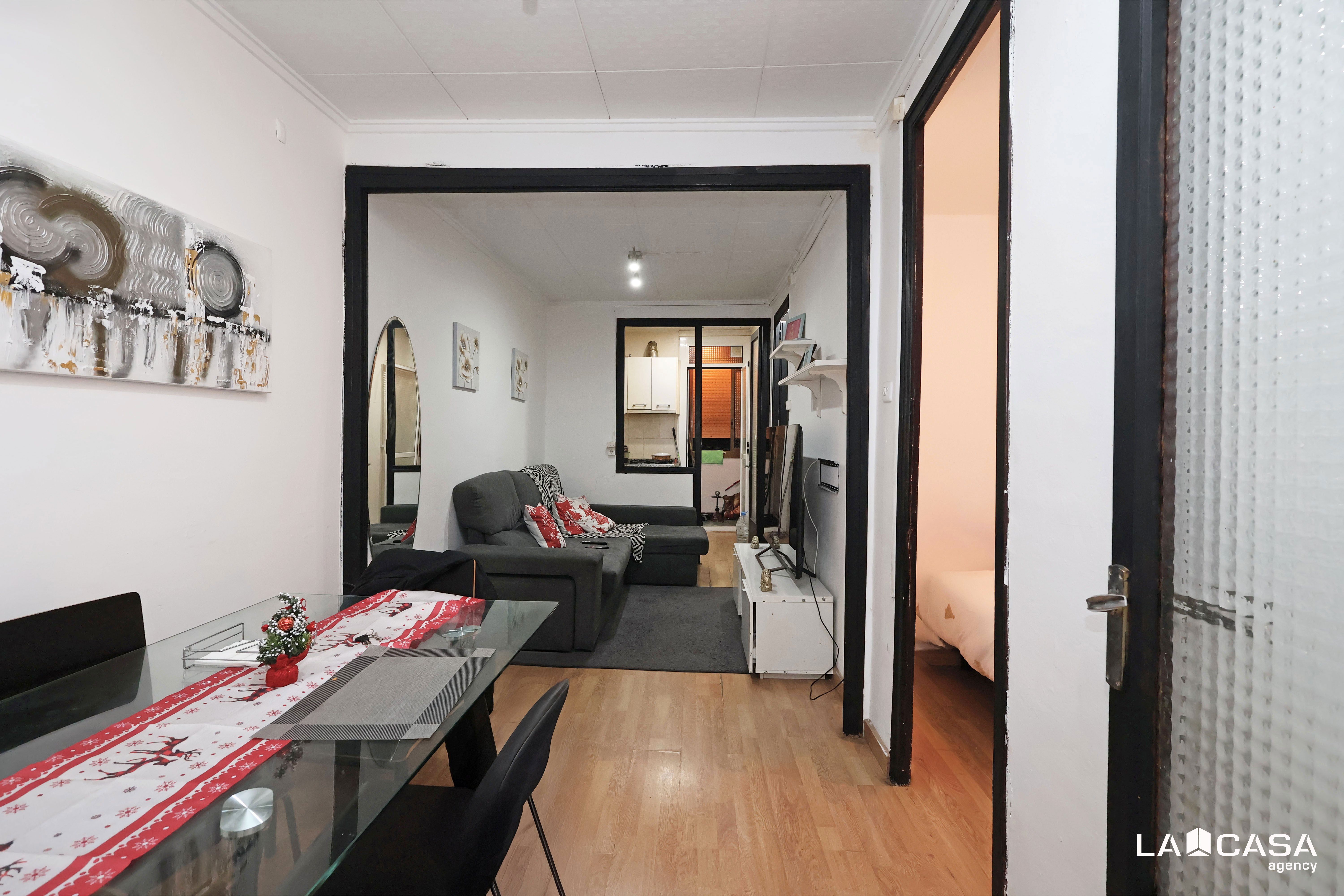 Sala de estar de Piso en venta en L'Hospitalet de Llobregat