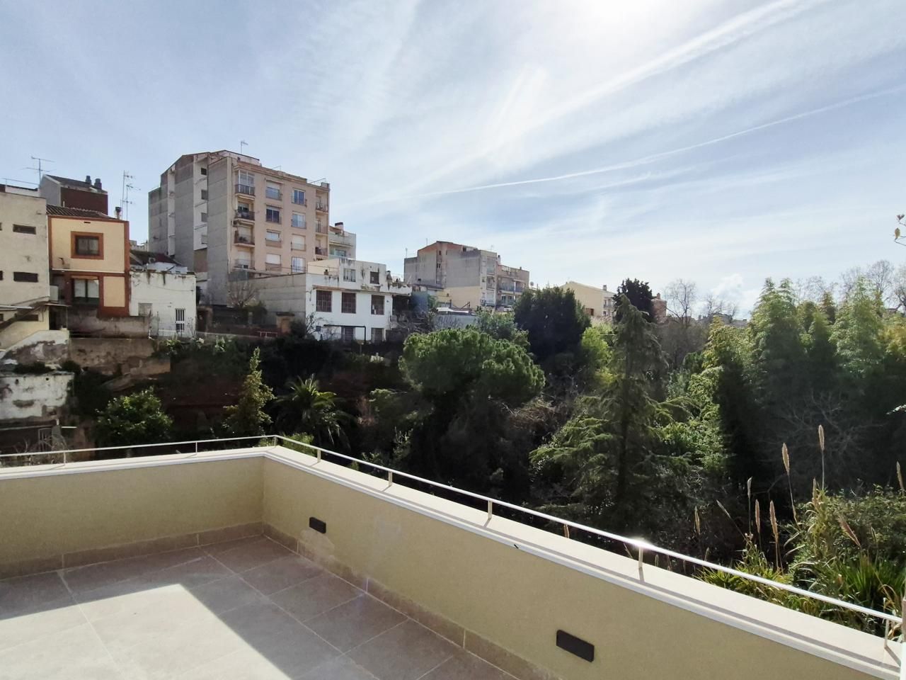 Terrace of House or chalet for sale in Terrassa  with Air Conditioner, Private garden and Parquet flooring