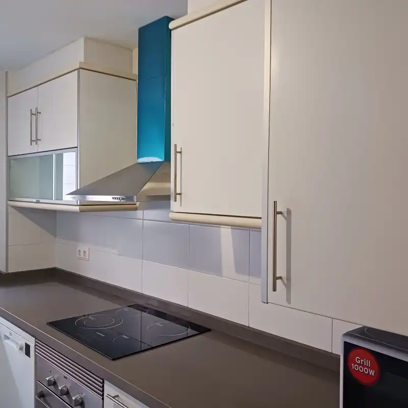 Kitchen of Flat for rent in La Font d'en Carròs  with Air Conditioner, Furnished and Balcony