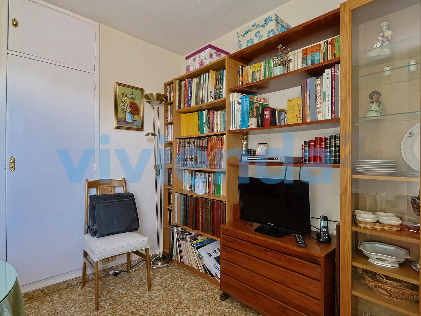 Wohnzimmer von Wohnung zum Verkauf in Madrid mit Klimaanlage, Heizung und Möbliert