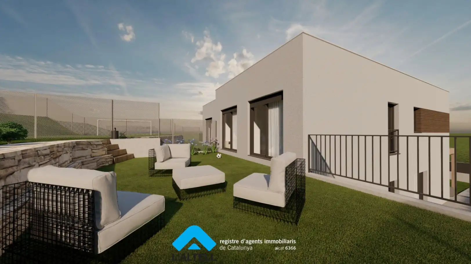 Terrassa de Casa o xalet en venda en L'Ametlla del Vallès amb Aire condicionat, Calefacció i Jardí privat