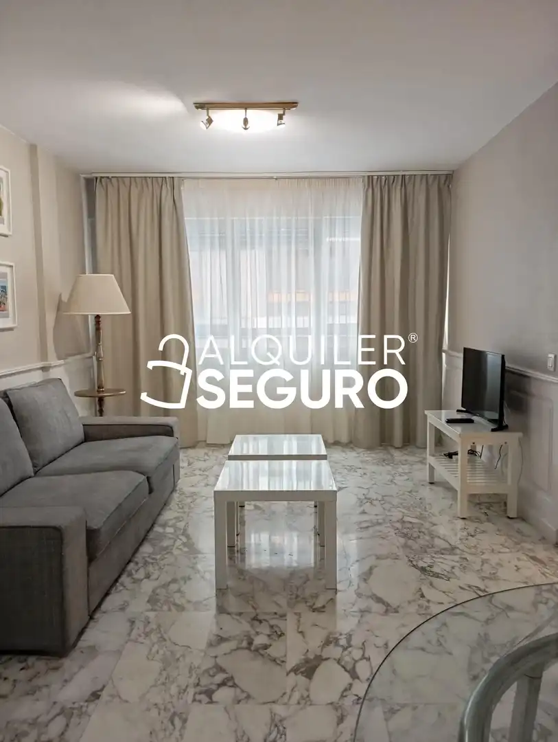 Sala de estar de Piso de alquiler en Las Palmas de Gran Canaria con Amueblado