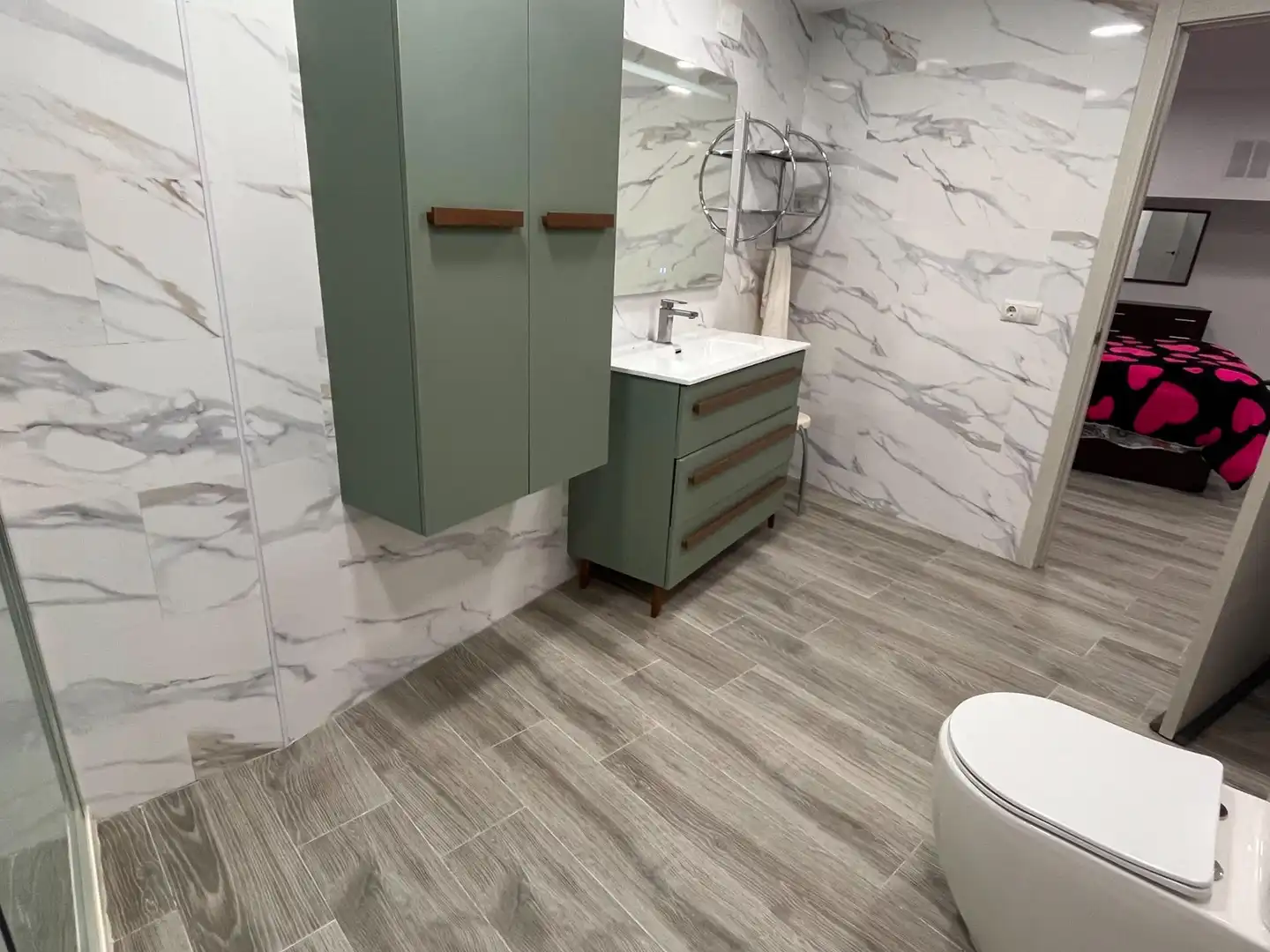 Baño de Finca rústica en venta en Castellserà con Calefacción, Parquet y Trastero