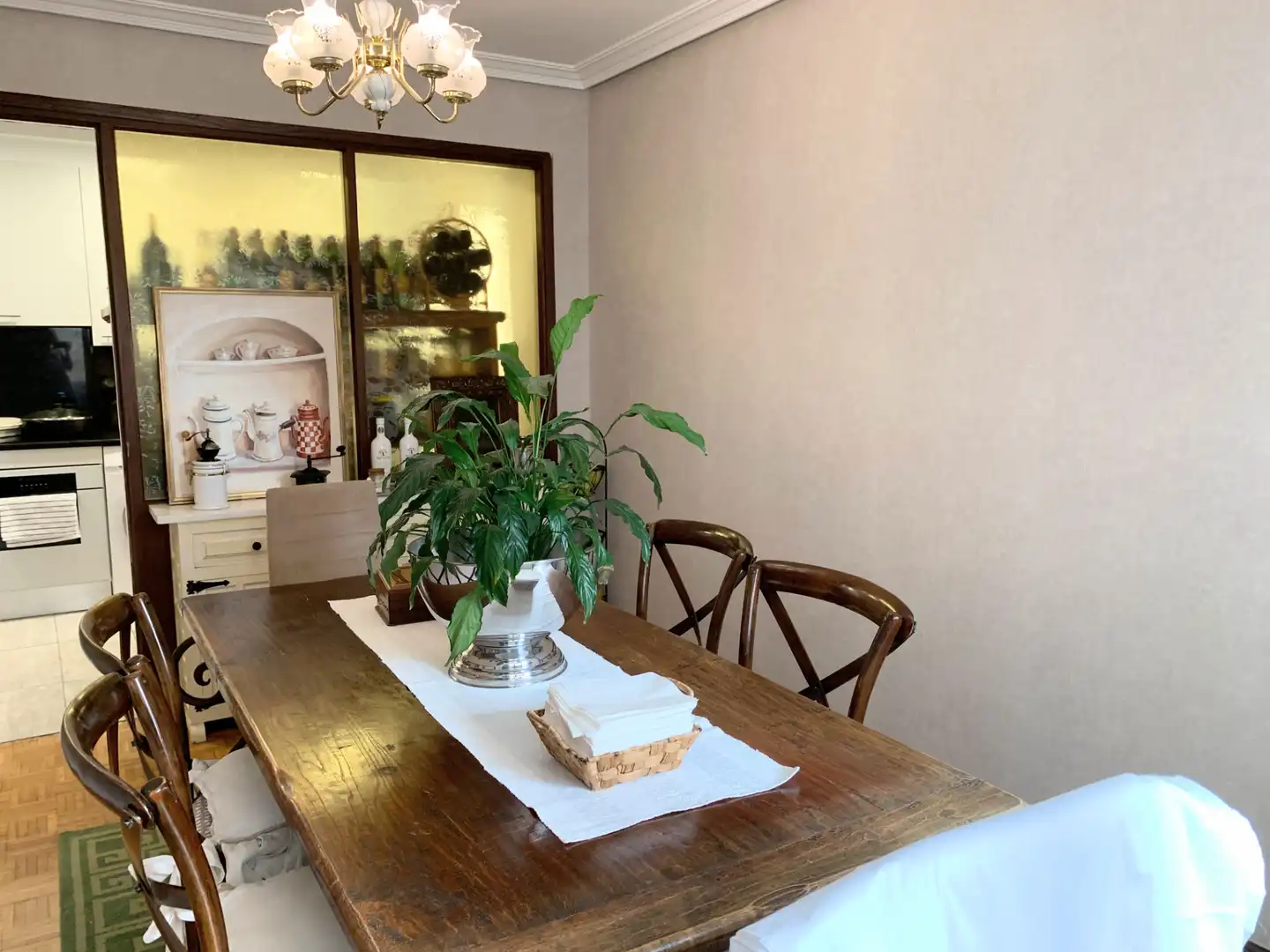 Dining room of Flat for sale in Irun   with Heating and Furnished