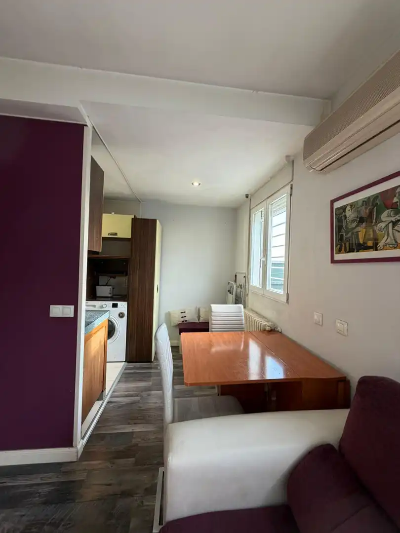 Kitchen of Attic for rent in Madrid  with Air Conditioner, Heating and Furnished