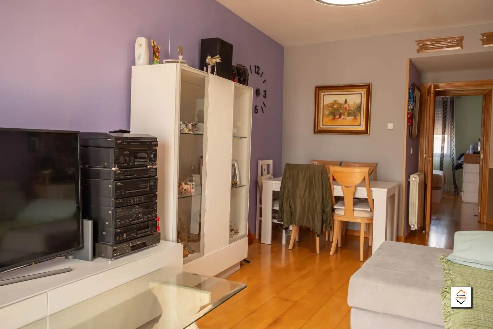 Living room of Flat for sale in Zaragoza  with Air Conditioner, Heating and Terrace
