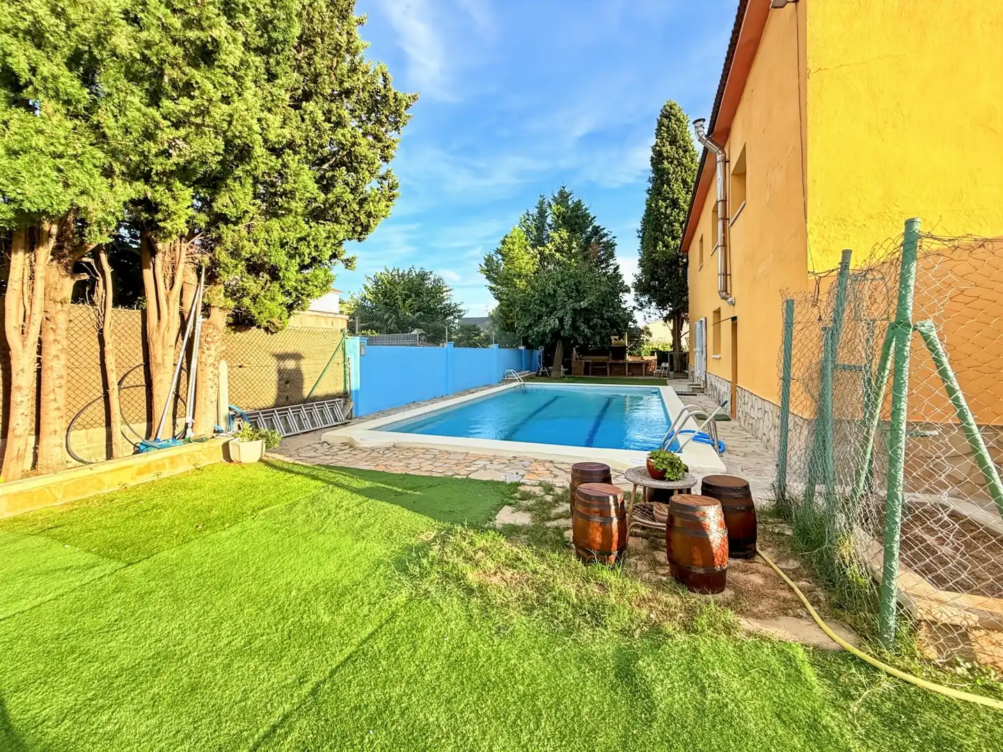 Piscina de Casa o xalet en venda en Piera amb Calefacció, Terrassa i Piscina