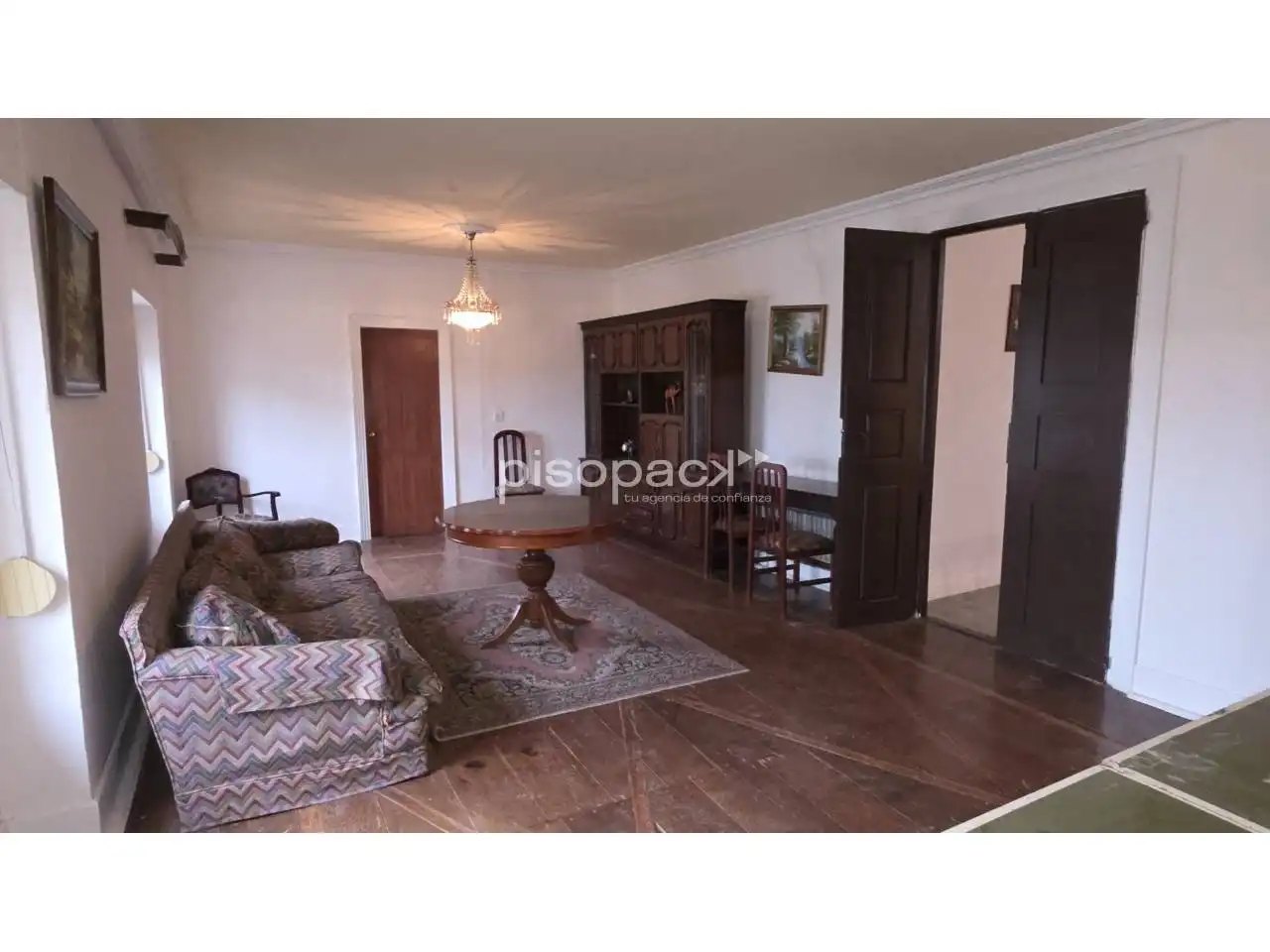 Sala de estar de Finca rústica en venta en Artajona con Calefacción, Parquet y Terraza