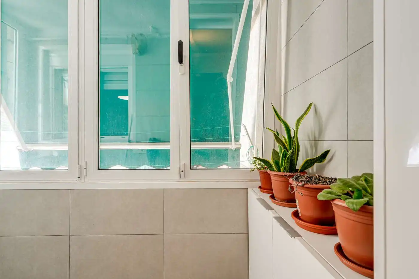 Balcony of Flat for sale in Barcelona  with Furnished