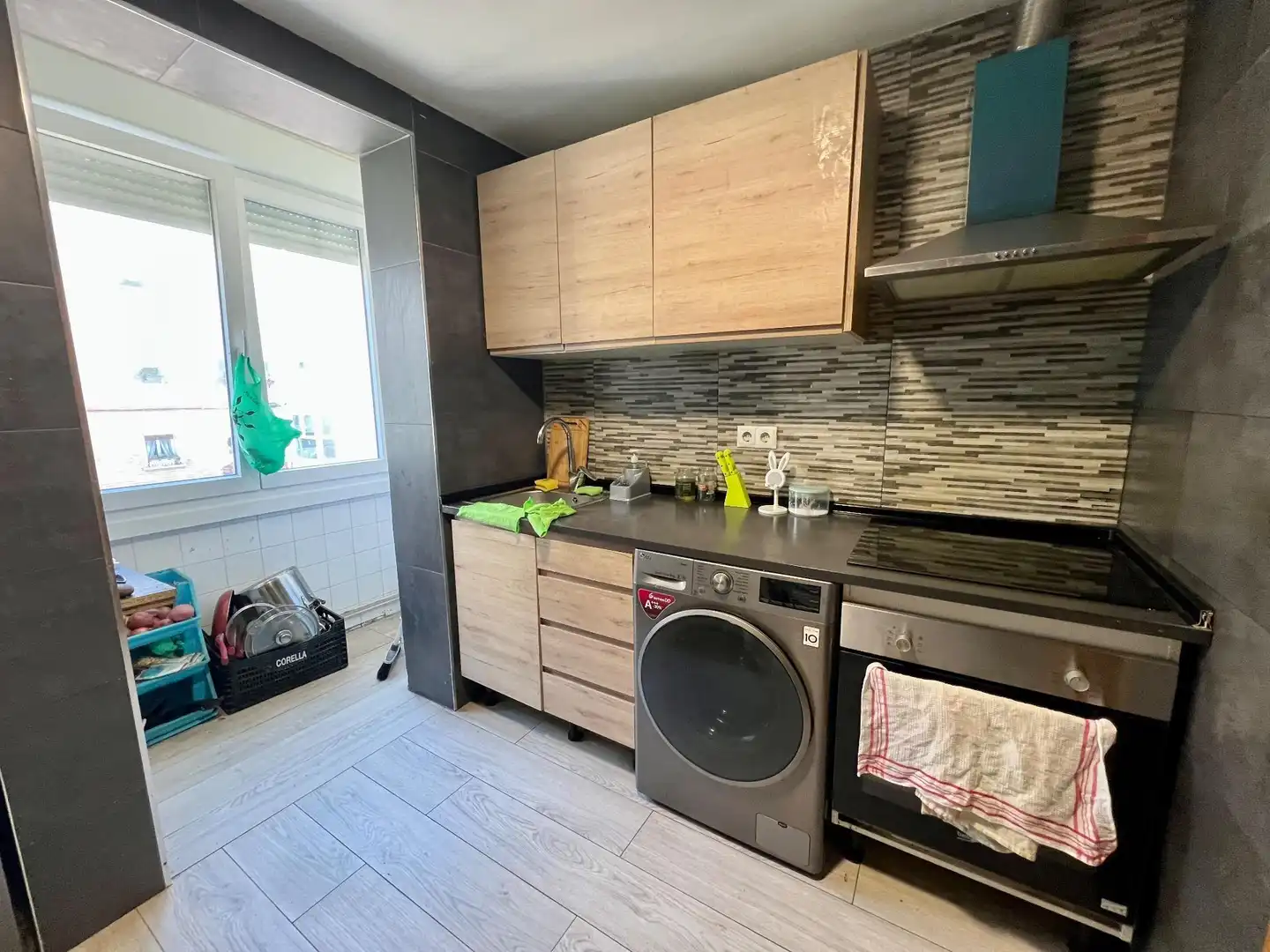 Kitchen of Flat for sale in  Pamplona / Iruña  with Heating