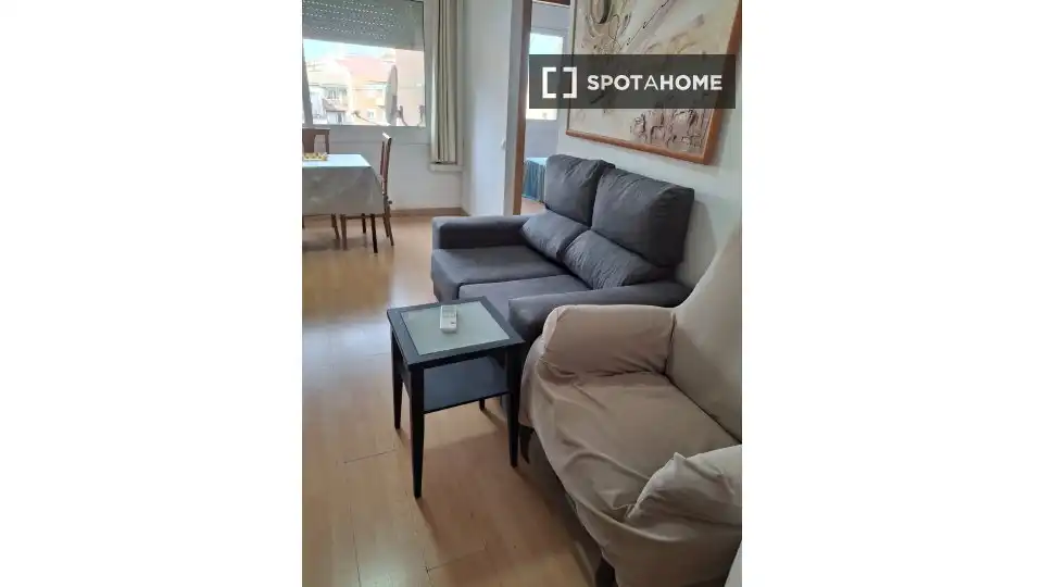 Sala d'estar de Apartament per a compartir en Sant Martí