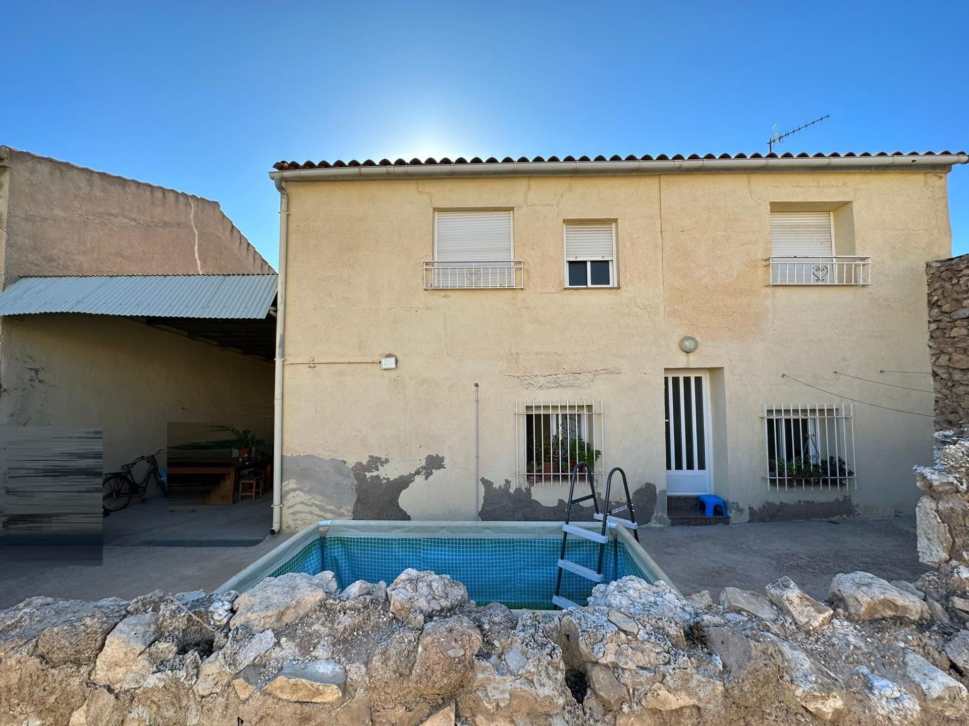 Vista exterior de Casa o xalet en venda en Lorca amb Jardí privat i Piscina