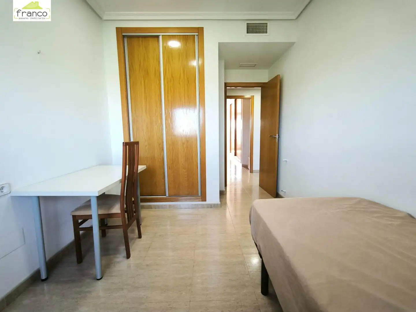Bedroom of Flat for sale in Murcia  with Air Conditioner, Terrace and Furnished