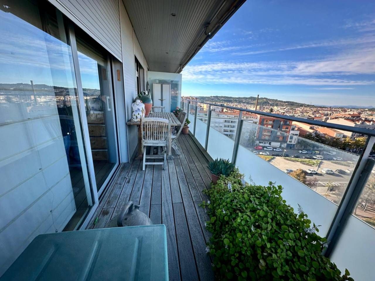 Balcony of Flat for sale in Terrassa  with Heating, Parquet flooring and Terrace