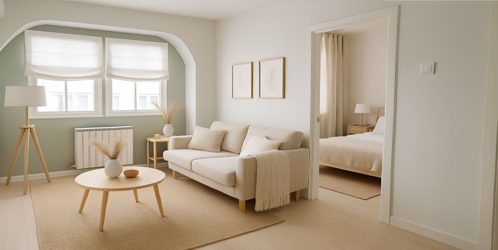 Bedroom of Flat for sale in  Madrid Capital  with Air Conditioner and Heating