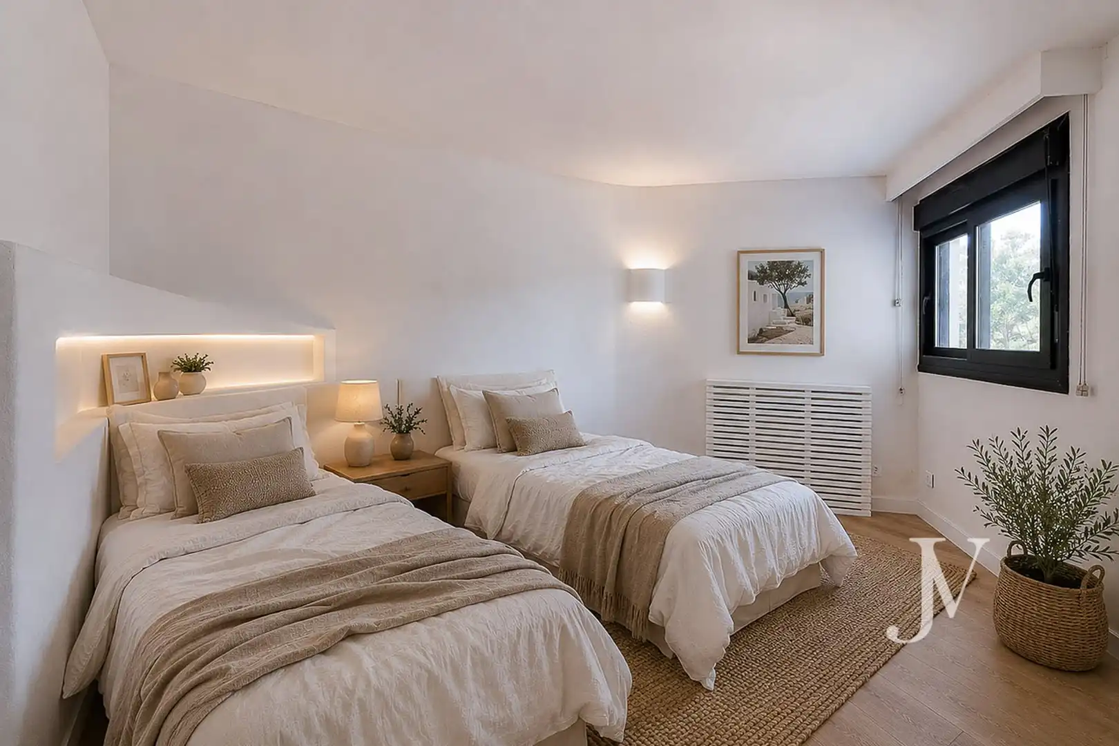 Bedroom of Houses for sale in Ciudalcampo  with Air Conditioner, Heating and Private garden