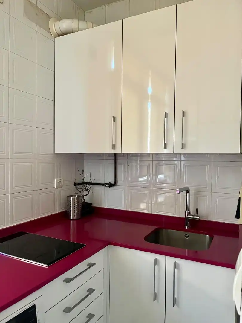 Kitchen of Flat for sale in Bilbao   with Heating, Furnished and Oven