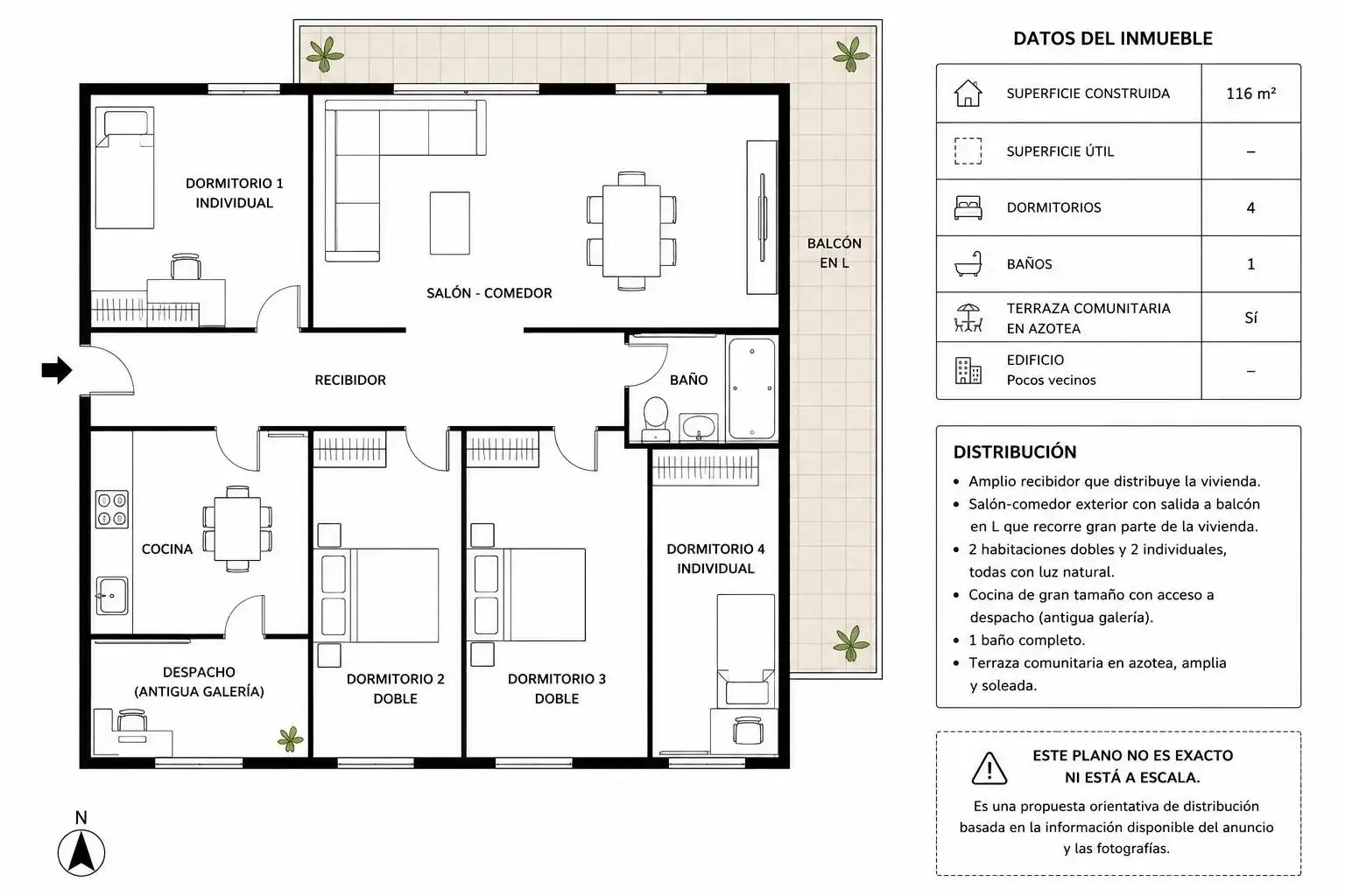 Piso en venta en Sabadell con Balcón
