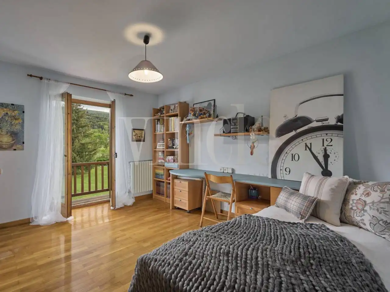 Bedroom of Detached homes for sale in Puigcerdà  with Heating, Parquet flooring and Terrace