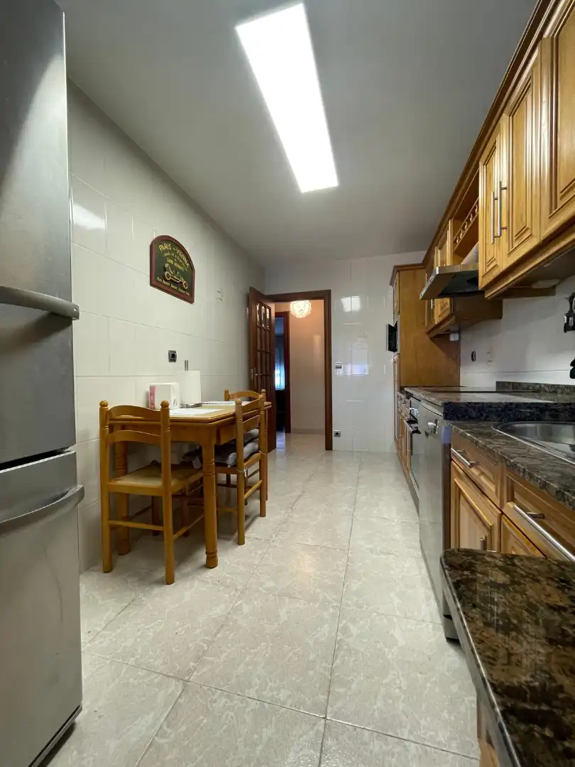 Kitchen of Flat for sale in Ferrol  with Heating, Storage room and Furnished