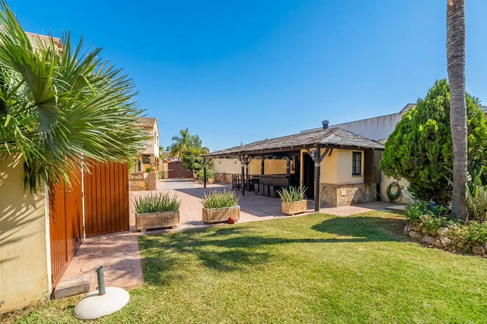Jardín de Casa o chalet de alquiler en Mijas con Aire acondicionado, Jardín privado y Trastero