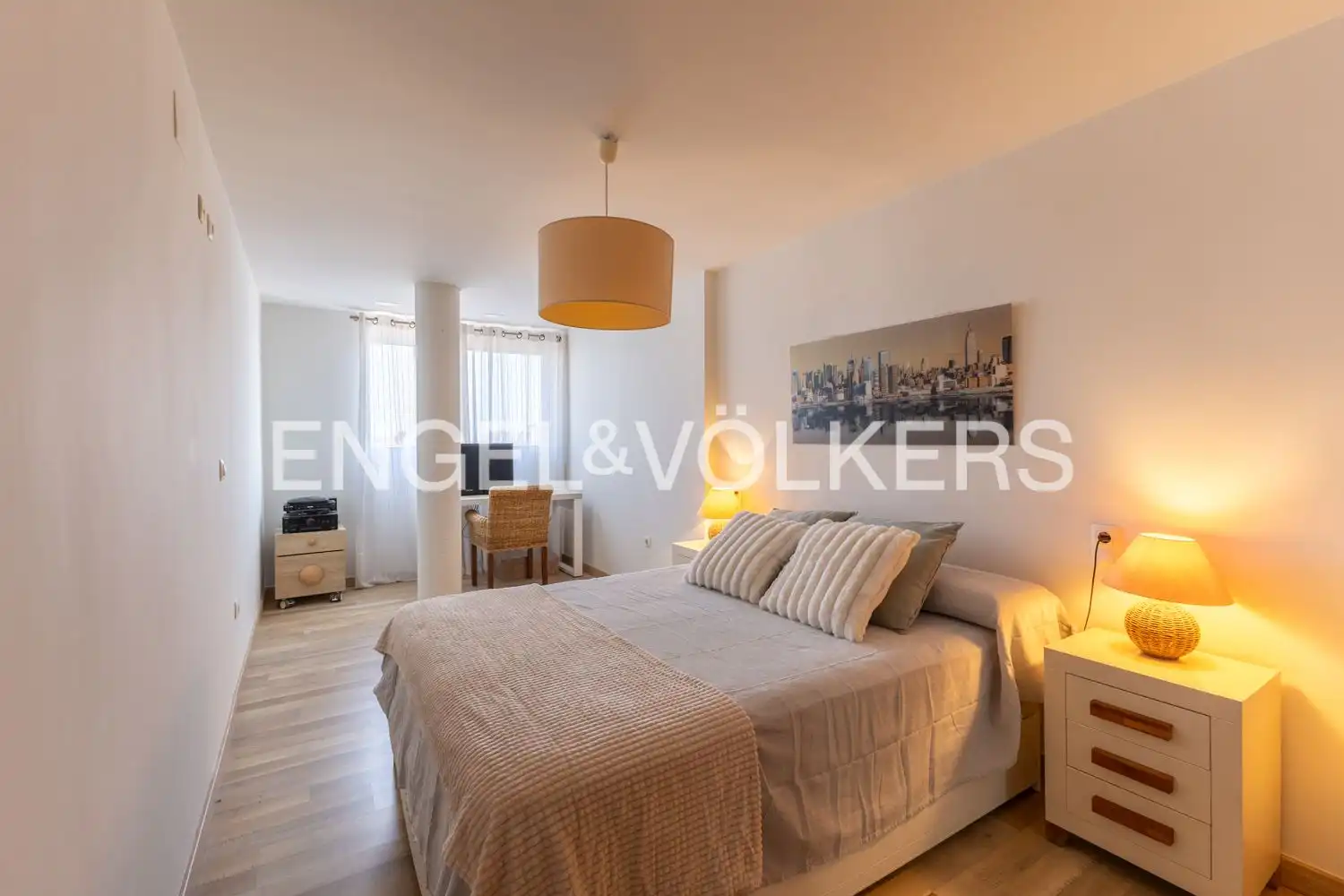 Bedroom of Attic for rent in Sagunto / Sagunt  with Air Conditioner, Heating and Terrace
