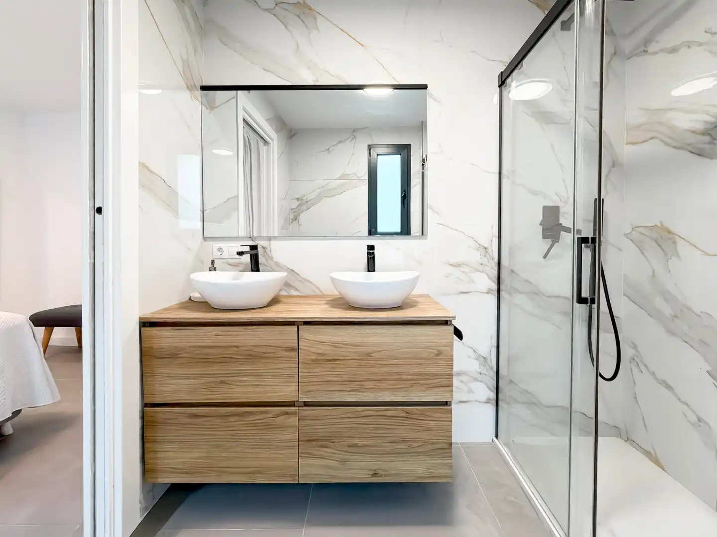 Baño de Casa o chalet de alquiler en Massamagrell con Aire acondicionado, Terraza y Amueblado