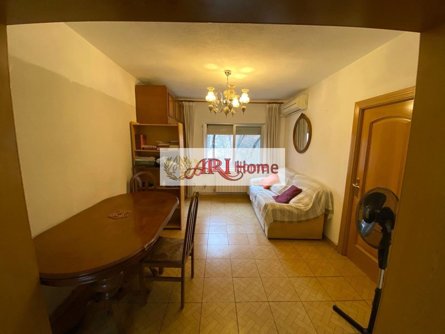 Bedroom of Flat for sale in  Madrid Capital  with Heating, Terrace and Furnished