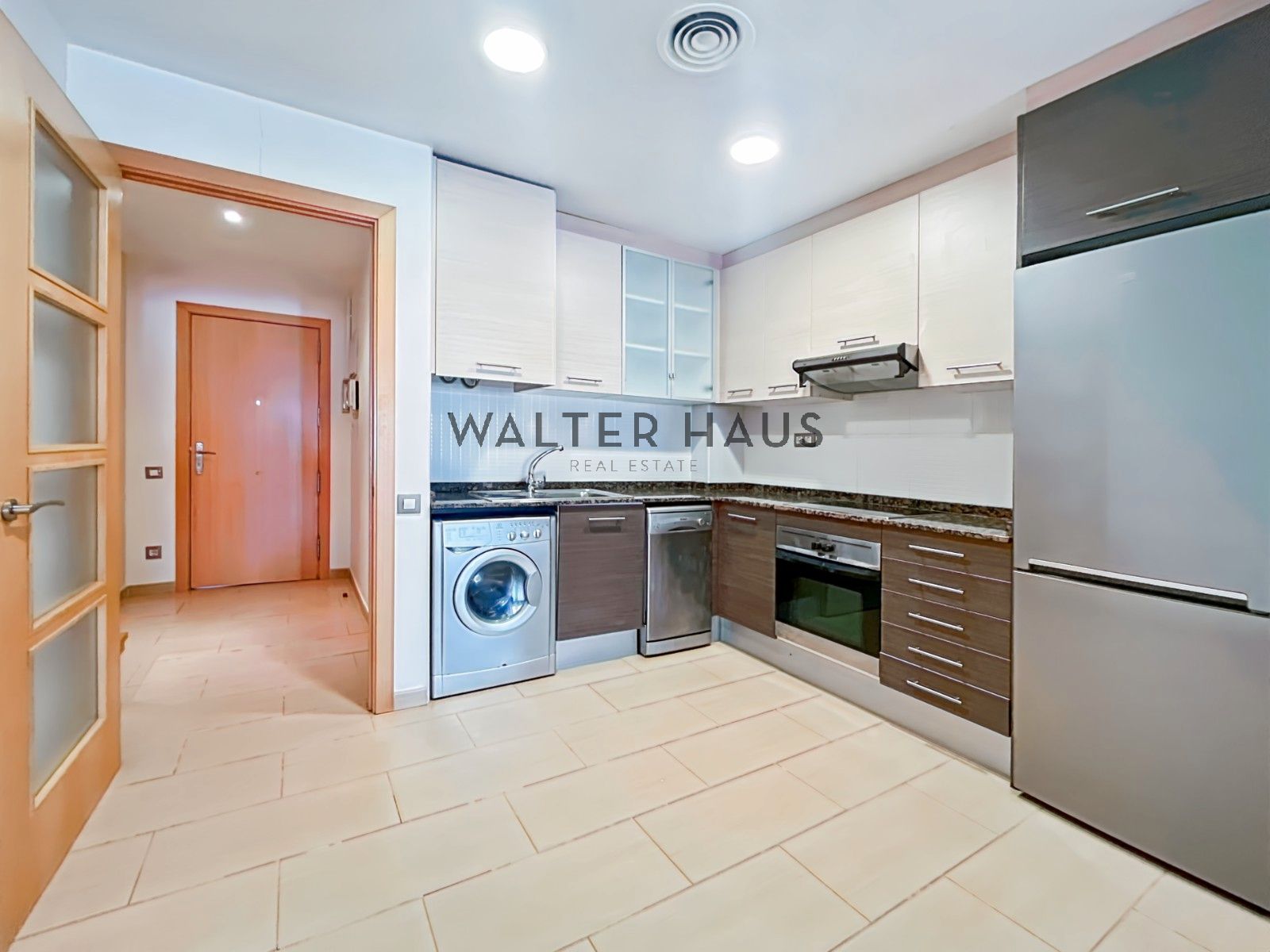 Kitchen of Flat for sale in  Barcelona Capital  with Air Conditioner, Heating and Furnished