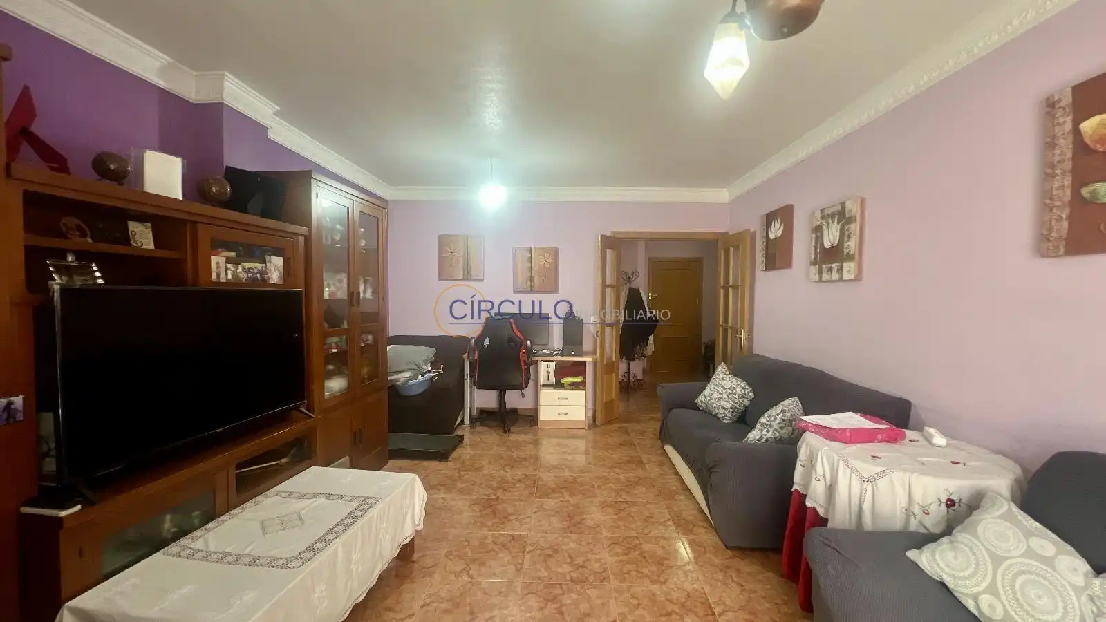 Sala de estar de Piso en venta en Lorca con Aire acondicionado y Amueblado