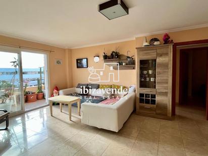 Living room of Flat for sale in Santa Eulària des Riu  with Air Conditioner, Heating and Terrace