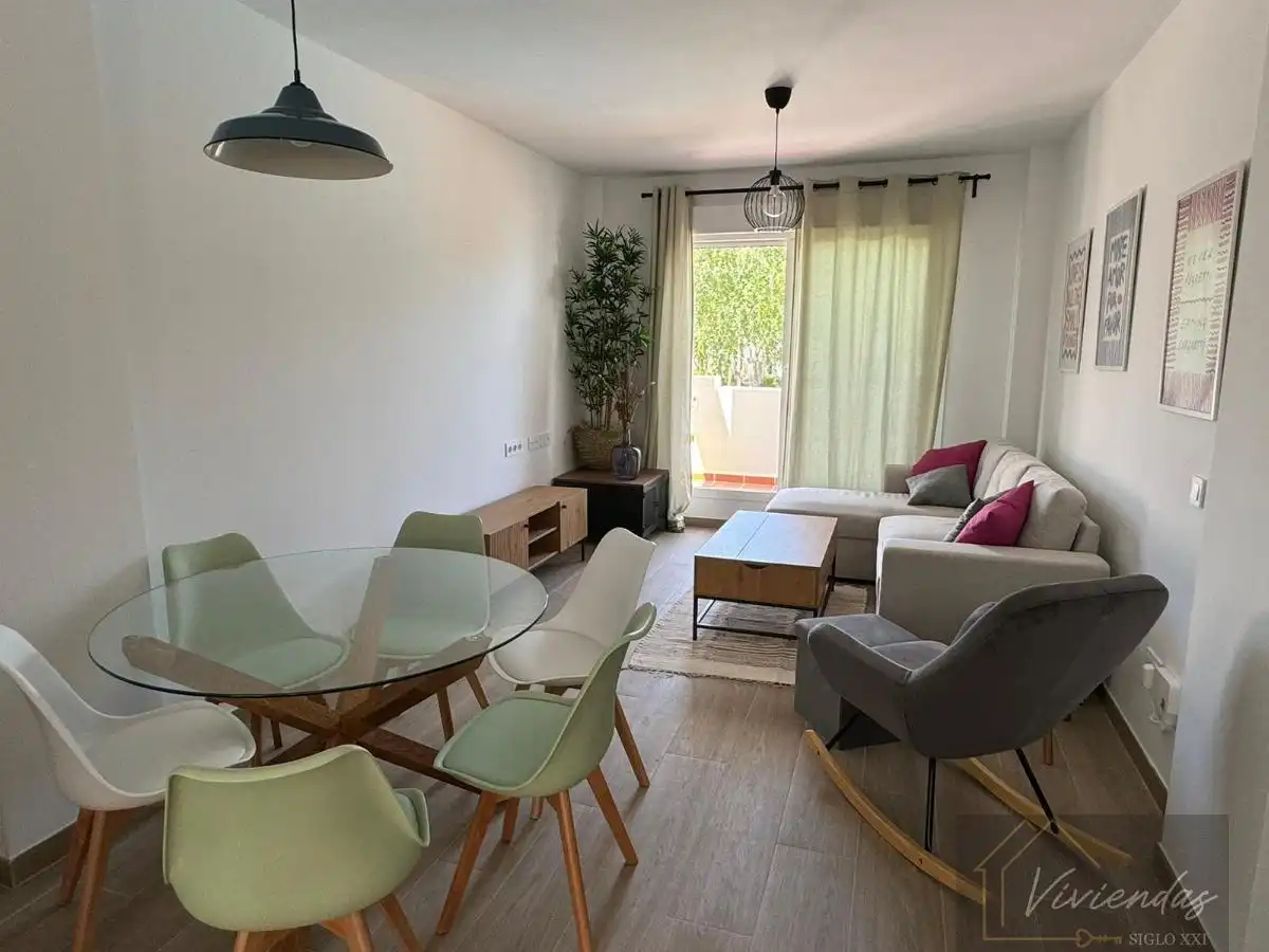 Sala de estar de Piso de alquiler en Chipiona con Aire acondicionado, Terraza y Amueblado