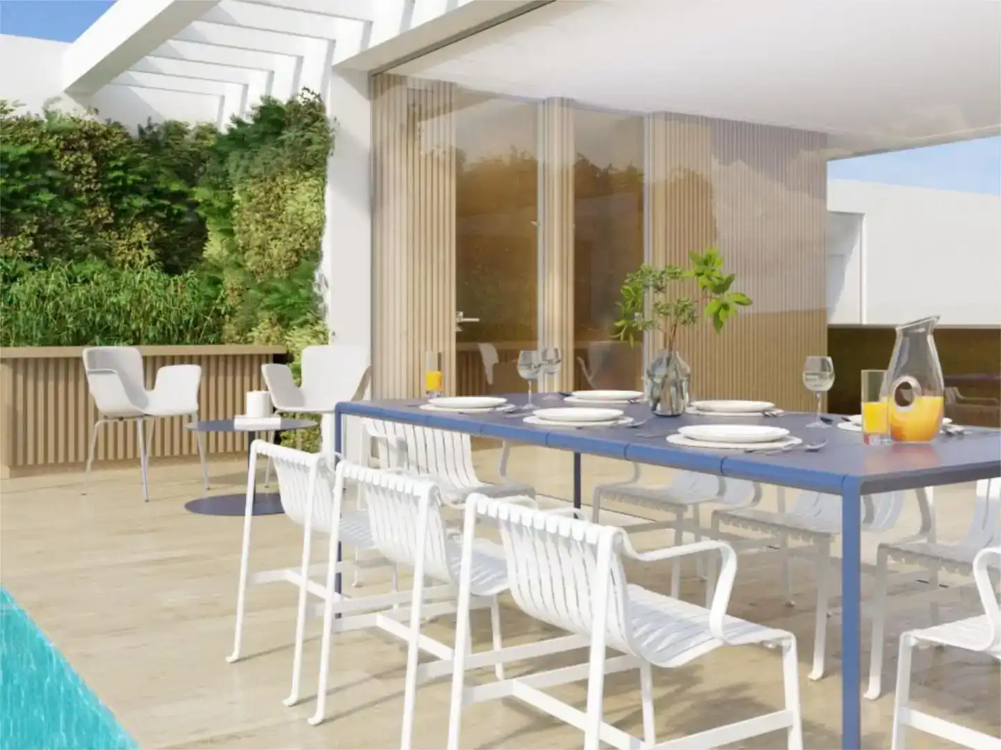 Terraza de Piso en venta en  Madrid Capital con Aire acondicionado, Piscina y Balcón